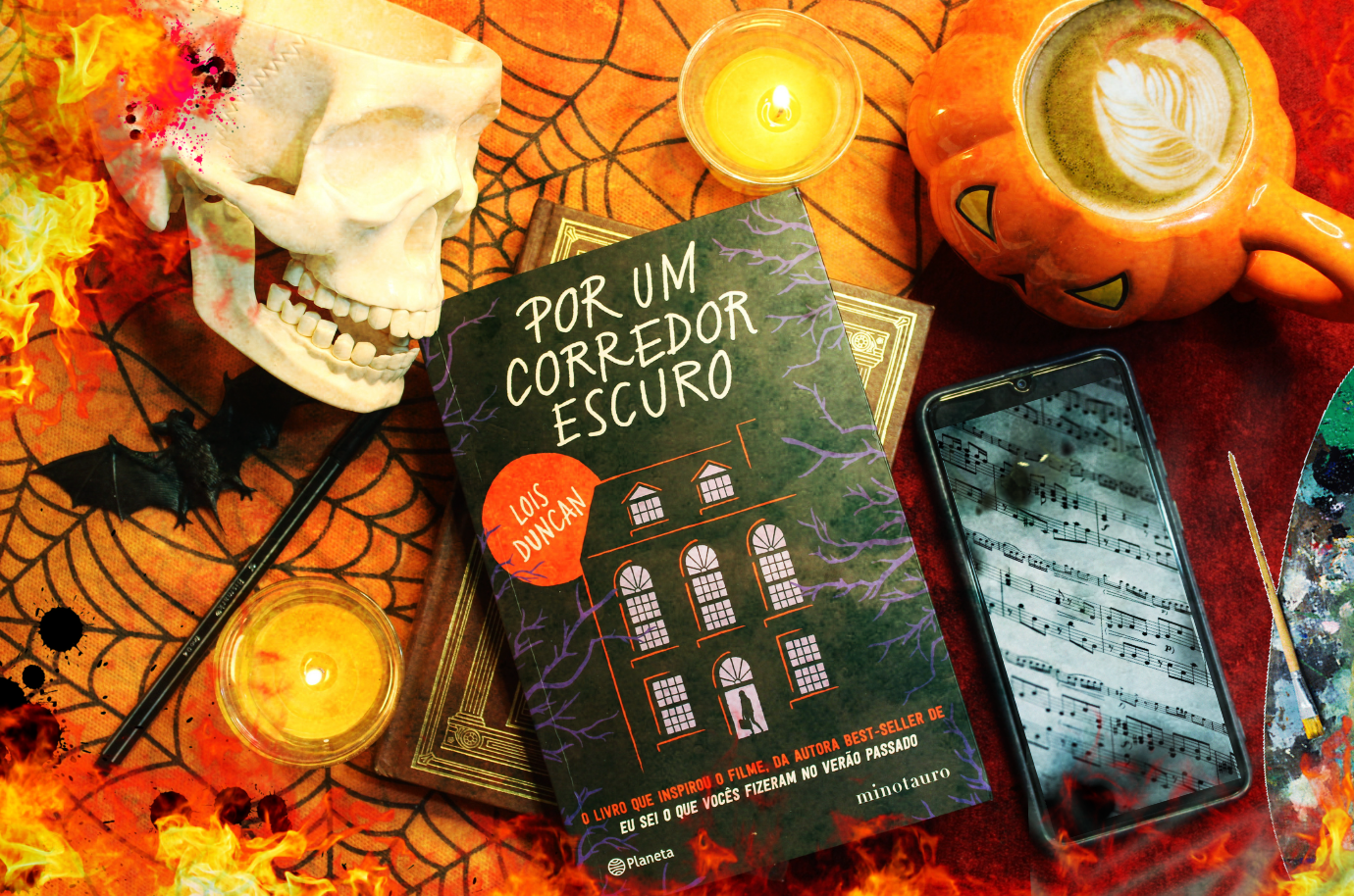 Foto autoral do livro Por um corredor escuro de Lois Duncan