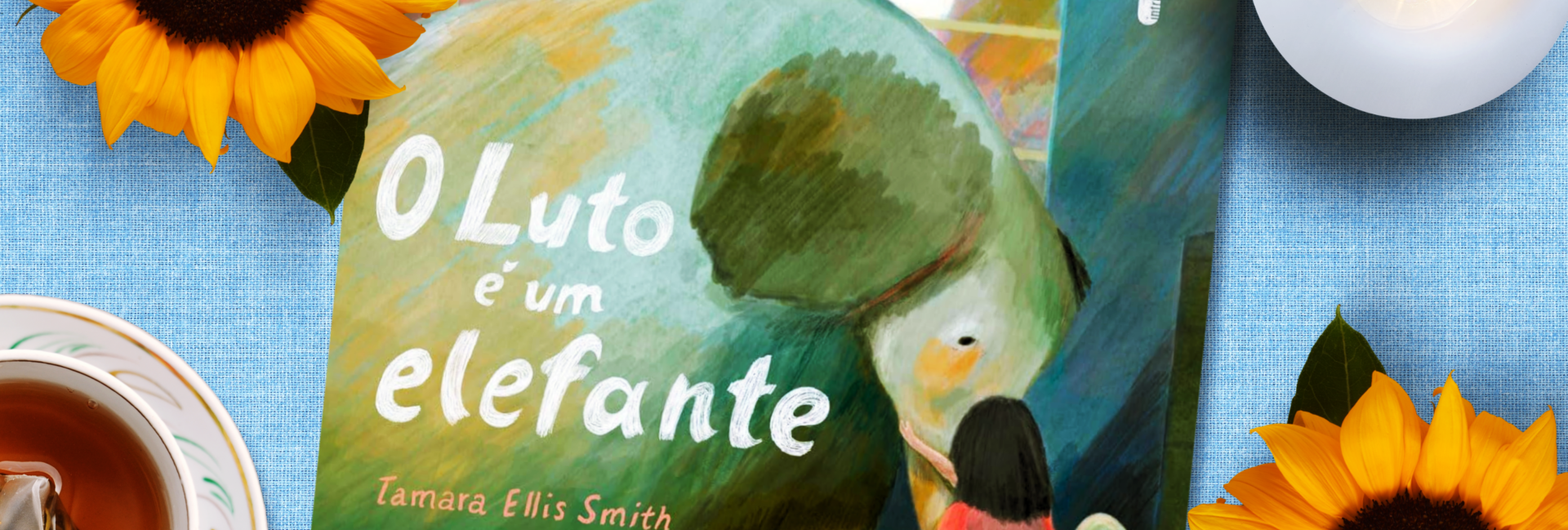 Arte O Luto é um elefante.